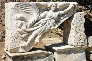 Statue of the goddess Nike, Ephesus, Turkey Statue of the goddess Nike, Ephesus, Turkey