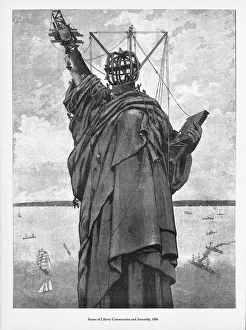 Digital vision vectors/statue liberty construction assembly victorian Digital vision vectors/statue liberty construction assembly victorian