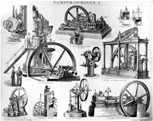 Vintage Steam Engines Prints: Steam Ingenious