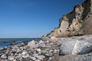 Steep coast, Baltic Sea resort town of Ahrenshoop, Fischland Steep coast, Baltic Sea resort town of Ahrenshoop, Fischland
