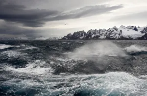 <b class=qtipBold><figcaption>A stormy Scotia Sea</figcaption></b><br>A storm in the Scotia Sea along the southern coastline of South Georgia Island.<br><em>© Ben Cranke</em> A stormy Scotia Sea