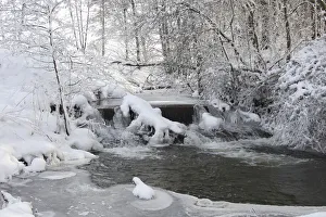 <b class=qtipBold><figcaption>Stream in winter, Bavaria, Germany</figcaption></b><br><em>© This content is subject to copyright.</em> Stream in winter, Bavaria, Germany