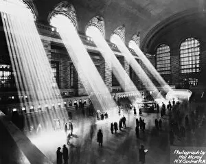 Sun Beams Into Grand Central Station