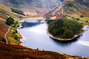 Sunrise, Haweswater Reservoir, Penrith, Lake District, Cumbria, England Sunrise, Haweswater Reservoir, Penrith, Lake District, Cumbria, England