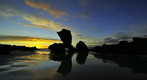 Sunrise landscape photo over the Kenton-on-Sea coastline in the Eastern Cape Province of Sunrise landscape photo over the Kenton-on-Sea coastline in the Eastern Cape Province of