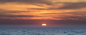 Sunset on the Baltic sea in the Gulf of Riga, Latvia Sunset on the Baltic sea in the Gulf of Riga, Latvia