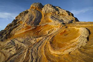 Sunset on geological formation found at Vermillion Cliffs National Monument, Arizona, USA Sunset on geological formation found at Vermillion Cliffs National Monument, Arizona, USA