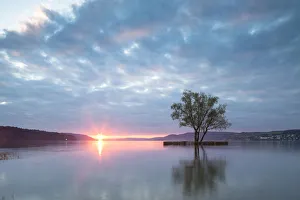 Sunset on Lake Ueberlingen, Dingelsdorf, Baden-Wurttemberg, Germany Sunset on Lake Ueberlingen, Dingelsdorf, Baden-Wurttemberg, Germany