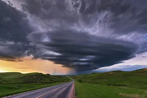 Supercell weather phenomenon, Nebraska. USA Supercell weather phenomenon, Nebraska. USA