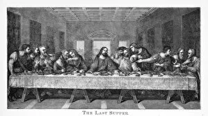 The Last Supper Engraving