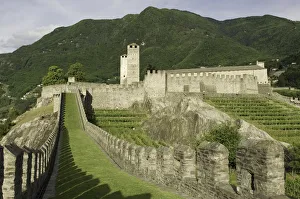 Switzerland, Ticino, Bellinzona, Castelgrande Switzerland, Ticino, Bellinzona, Castelgrande