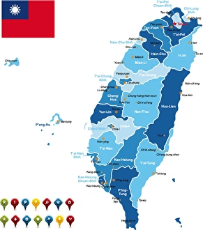 Maps Gallery: Taiwan Map