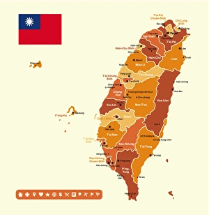 Maps Gallery: Taiwan Map