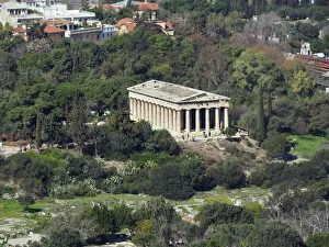 <b class=qtipBold><figcaption>Temple of Hephaestus, Athens, Greece</figcaption></b><br>Temple of Hephaestus in the ancient Agora, seen from the Acropolis, Athens, Greece.<br><em>© Federica Grassi</em> Temple of Hephaestus, Athens, Greece