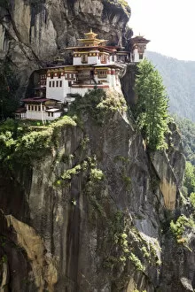 Buddhist Architecture Collection: Tigers nest, Paro, Bhutan