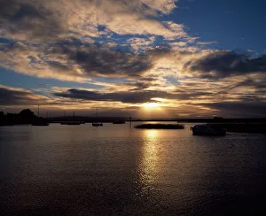 Co Tipperary, Lough Derg, Kilgarvan Harbour-Sunset Co Tipperary, Lough Derg, Kilgarvan Harbour-Sunset