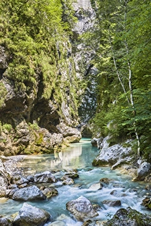 Tolmin Gorge, Emerald Route, Nationalpark Triglav, Region Primorska, Slowenien, Tolmin Tolmin Gorge, Emerald Route, Nationalpark Triglav, Region Primorska, Slowenien, Tolmin