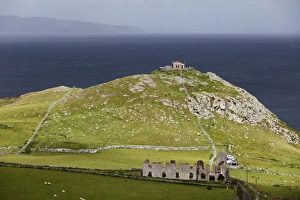 Torr Head with Scottish coast at back, County Antrim, Northern Ireland, United Kingdom Torr Head with Scottish coast at back, County Antrim, Northern Ireland, United Kingdom