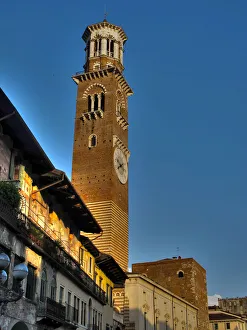 Torre dei Lamberti Verona Italy Torre dei Lamberti Verona Italy