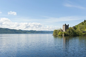 Tower of the ruins of Urquhart Castle on the banks of Loch Ness, near Drumnadrochit Tower of the ruins of Urquhart Castle on the banks of Loch Ness, near Drumnadrochit