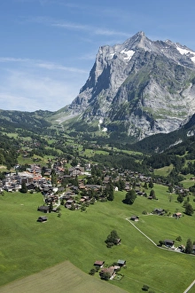 Townscape Grindelwald, Wetterhorn, Grosse Scheidegg, Interlaken-Oberhasli, Canton of Bern Townscape Grindelwald, Wetterhorn, Grosse Scheidegg, Interlaken-Oberhasli, Canton of Bern
