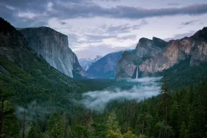 Yosemite National Park Fog Tunnel Print