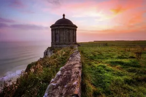 County Londonderry Prints: Mussenden Temple Print, Castlerock Coastline