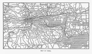 Map Prints: Victorian Era Map Print of County Cork, Ireland (1840)