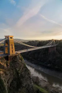 Clifton Suspension Bridge Sunset Print, Bristol UK
