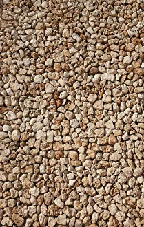 Typical Balearic wall from red-brown boulders, Balearic Islands, Spain, Europe Typical Balearic wall from red-brown boulders, Balearic Islands, Spain, Europe
