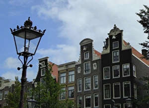 Typical old dutch houses in Old Amsterdam Typical old dutch houses in Old Amsterdam