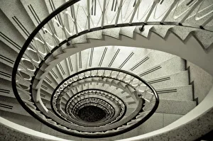 <b class=qtipBold><figcaption>Unexpected Viewpoints</figcaption></b><br>High angle view of a winding staircase<br><em>© This image is subject to copyright.</em> Unexpected Viewpoints