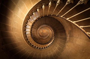 <b class=qtipBold><figcaption>Upside down</figcaption></b><br>Lighthouse' strairs.<br><em>© adrien chanut</em> Upside down