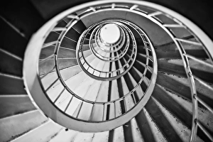 <b class=qtipBold><figcaption>Urban Shapes</figcaption></b><br>Tokyo, Japan - September 19, 2014: Spiral staircase.<br><em>© This image is subject to copyright.</em> Urban Shapes