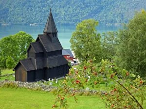 Fjord Gallery: Urnes stave church, Norway
