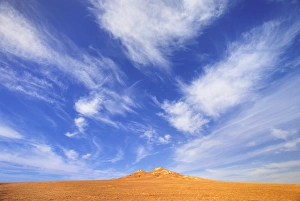 USA, Wyoming, Lusk, rock outcrop in high desert, autumn USA, Wyoming, Lusk, rock outcrop in high desert, autumn