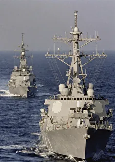 USS Benfold and JDS Kirisame USS Benfold and JDS Kirisame
