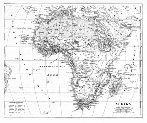 Victorian Map of Africa Victorian Map of Africa