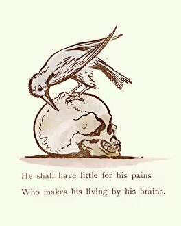 Related Images Gallery: Victorian satirical cartoon, He shall have little for his pains