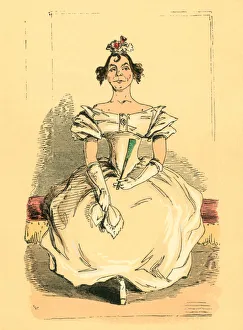 Victorian wallflower hoping for a dance partner Victorian wallflower hoping for a dance partner