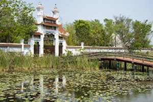 Vietnam Bouddhist Temple entrance in Lumbini Vietnam Bouddhist Temple entrance in Lumbini