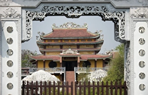 Vietnam Buddhist Temple entrance in Lumbini, Nepal Vietnam Buddhist Temple entrance in Lumbini, Nepal