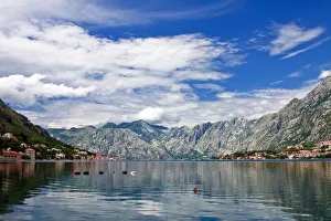 View of the bay of Kotor View of the bay of Kotor