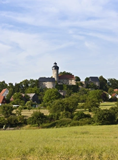 View of Burg Zwernitz castle, Sanspareil, Upper Franconia, Franconia, Bavaria, Germany View of Burg Zwernitz castle, Sanspareil, Upper Franconia, Franconia, Bavaria, Germany