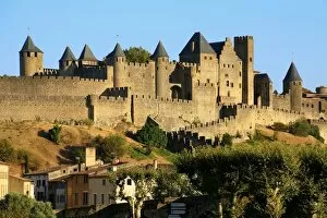 Photographers Collection: View of Carcassonne, France (Unesco world heritage)