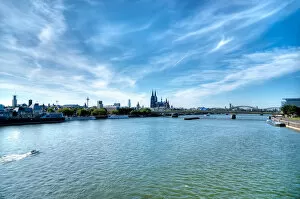 View of Cologne across the Rhine