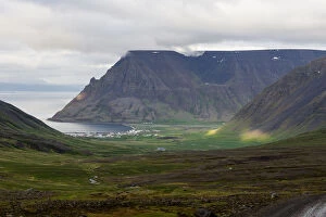 Images Dated 12th July 2005: View of countryside near Isafjordur, Isafjarthardjup, Westfjords, Iceland