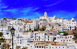 Images Dated 8th May 2009: View of a district of the small town of Vejer, Andalusia, Spain, Europe