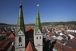View of the historic district of Beilngries, Altmuehltal valley, Bavaria, Germany, Europe View of the historic district of Beilngries, Altmuehltal valley, Bavaria, Germany, Europe