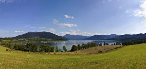 View of lake Tegernsee, Gmund, Upper Bavaria, Bavaria, Germany, Europe, PublicGround View of lake Tegernsee, Gmund, Upper Bavaria, Bavaria, Germany, Europe, PublicGround